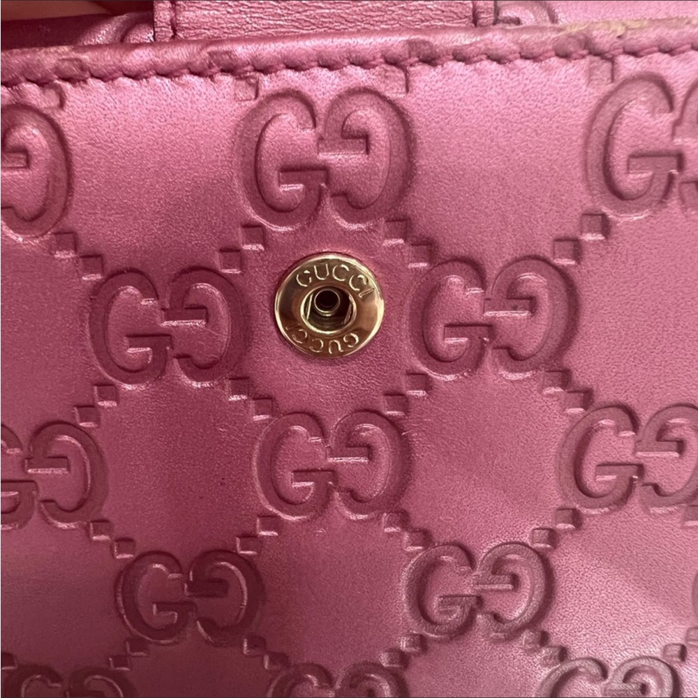 Gucci GG Heart Monogram Bi-fold Continental Wallet - Picture 7 of 12
